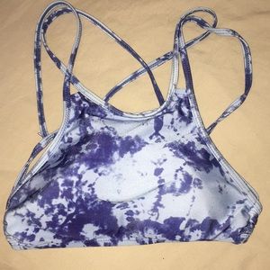 Tie dye bathing suit